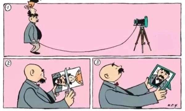 看图写话 父子拍照