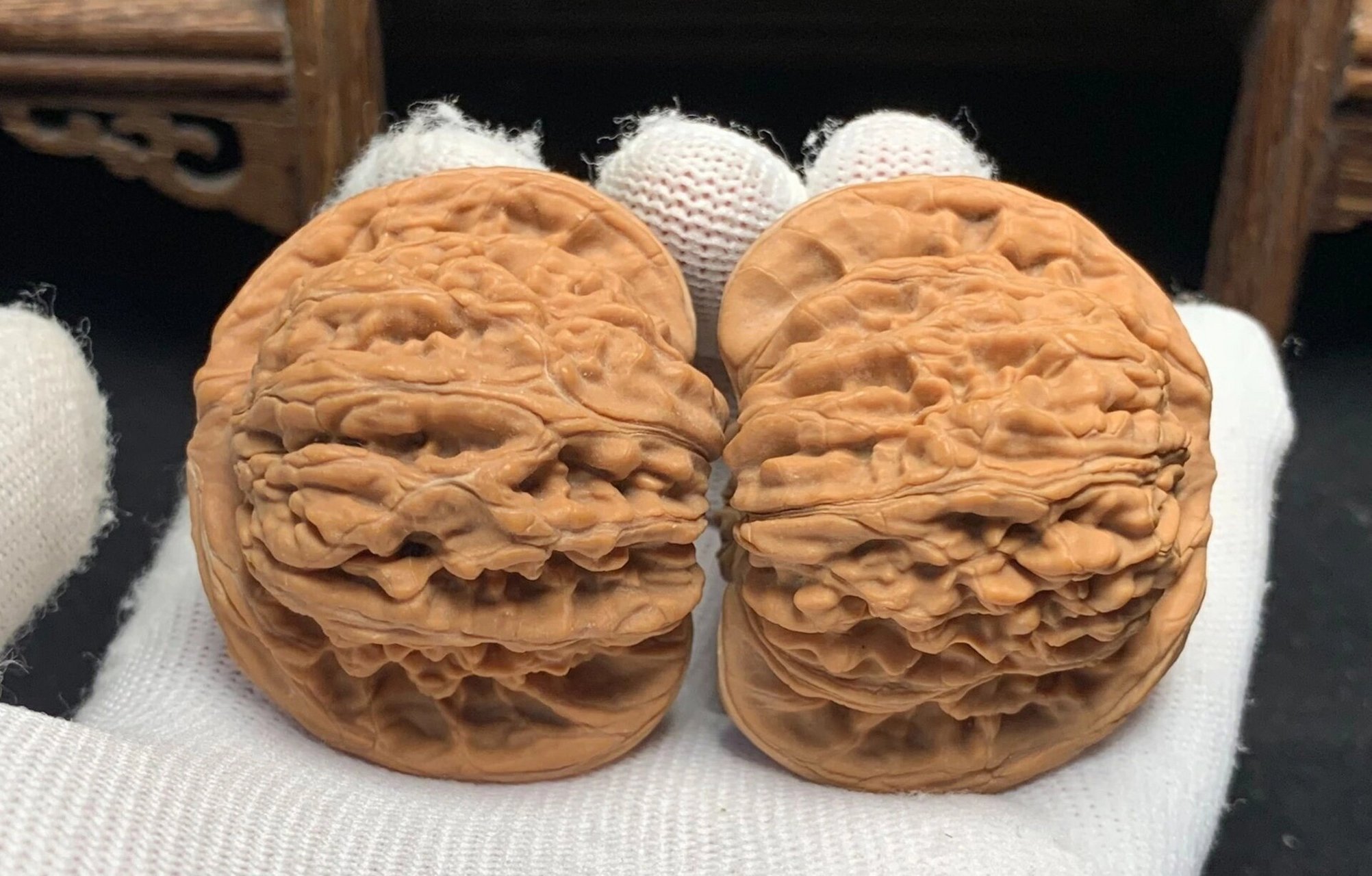 山西汉高四座楼狮子头尺寸47精品文玩!