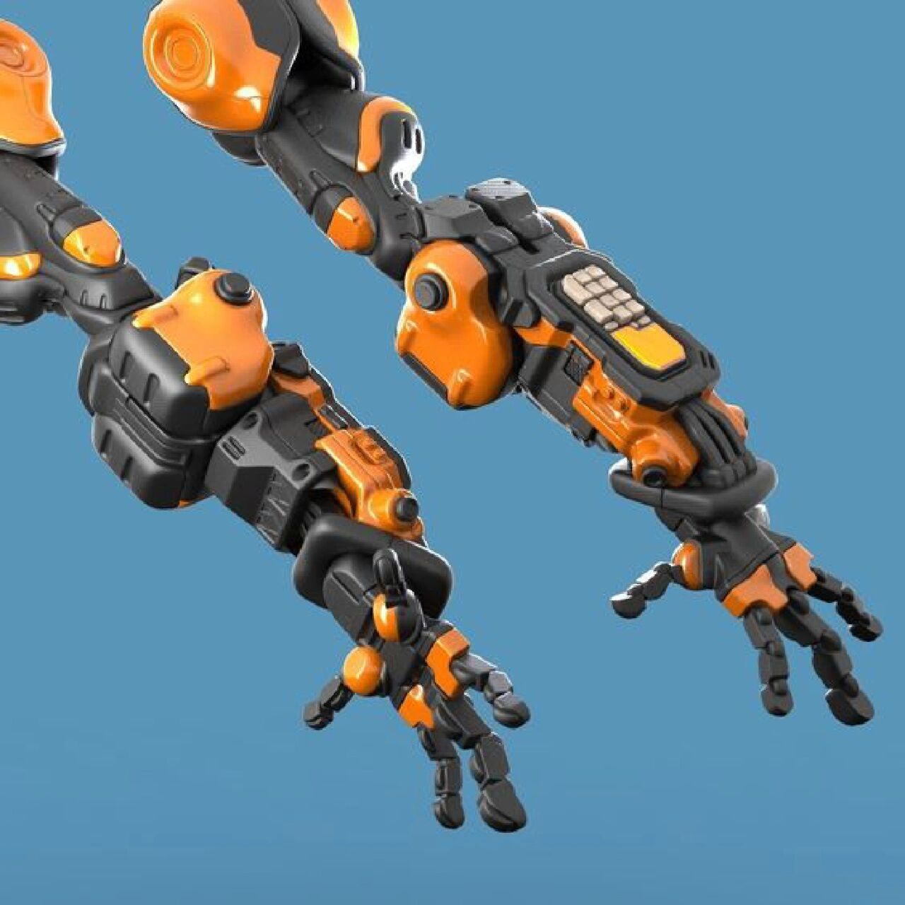 机械手臂设计(素材分享) 硬科幻题材 设计素材分享 科幻机械手臂素材