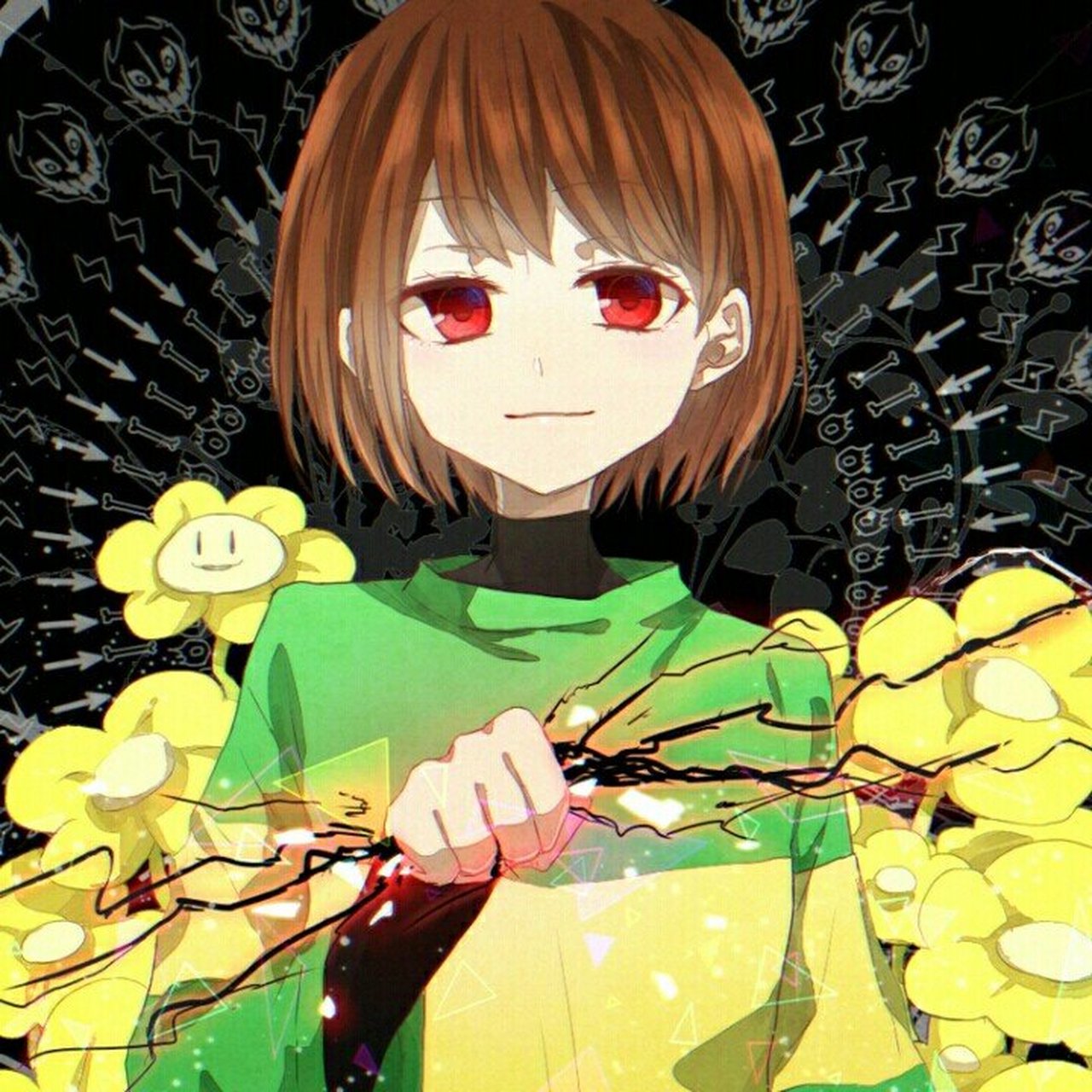 传说之下chara美图 日常艾特:@魏婴字无羡