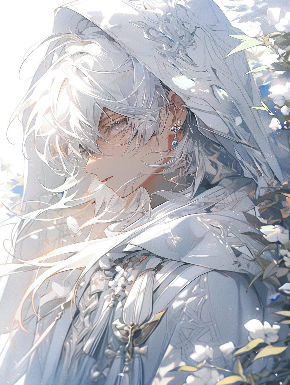 白发少年|【动漫头像】 闪闪发光94