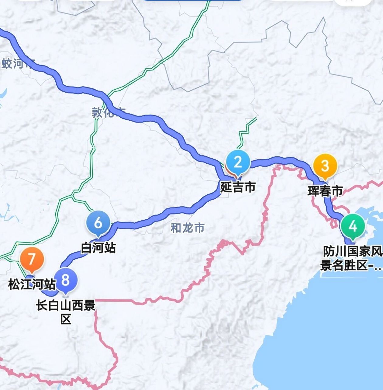 北京-延吉-珲春-长白山(交通篇) 国庆节期间尝试了一下中朝边境六日游