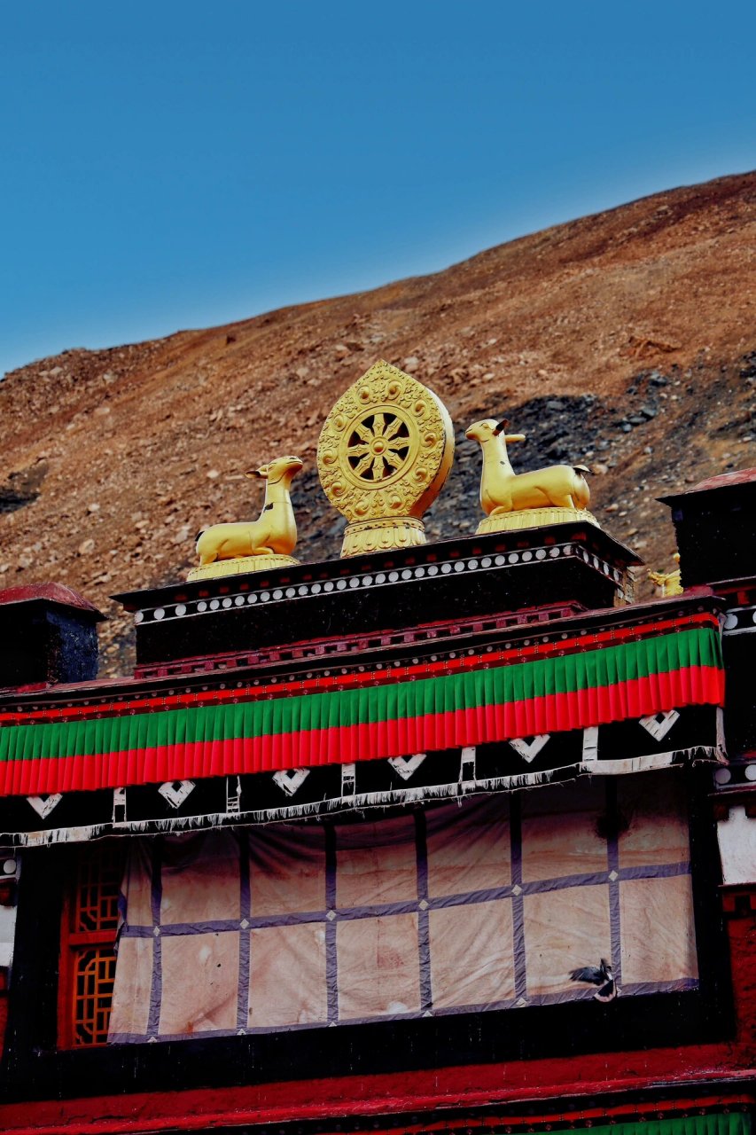 珠峰大本营绒布寺图片
