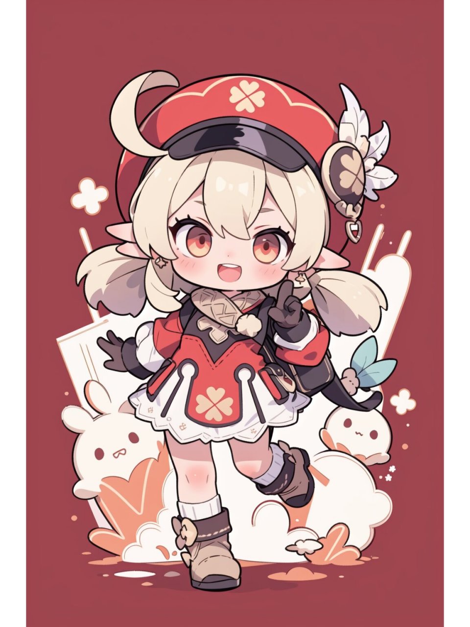 超可爱的原神q版人物-可莉