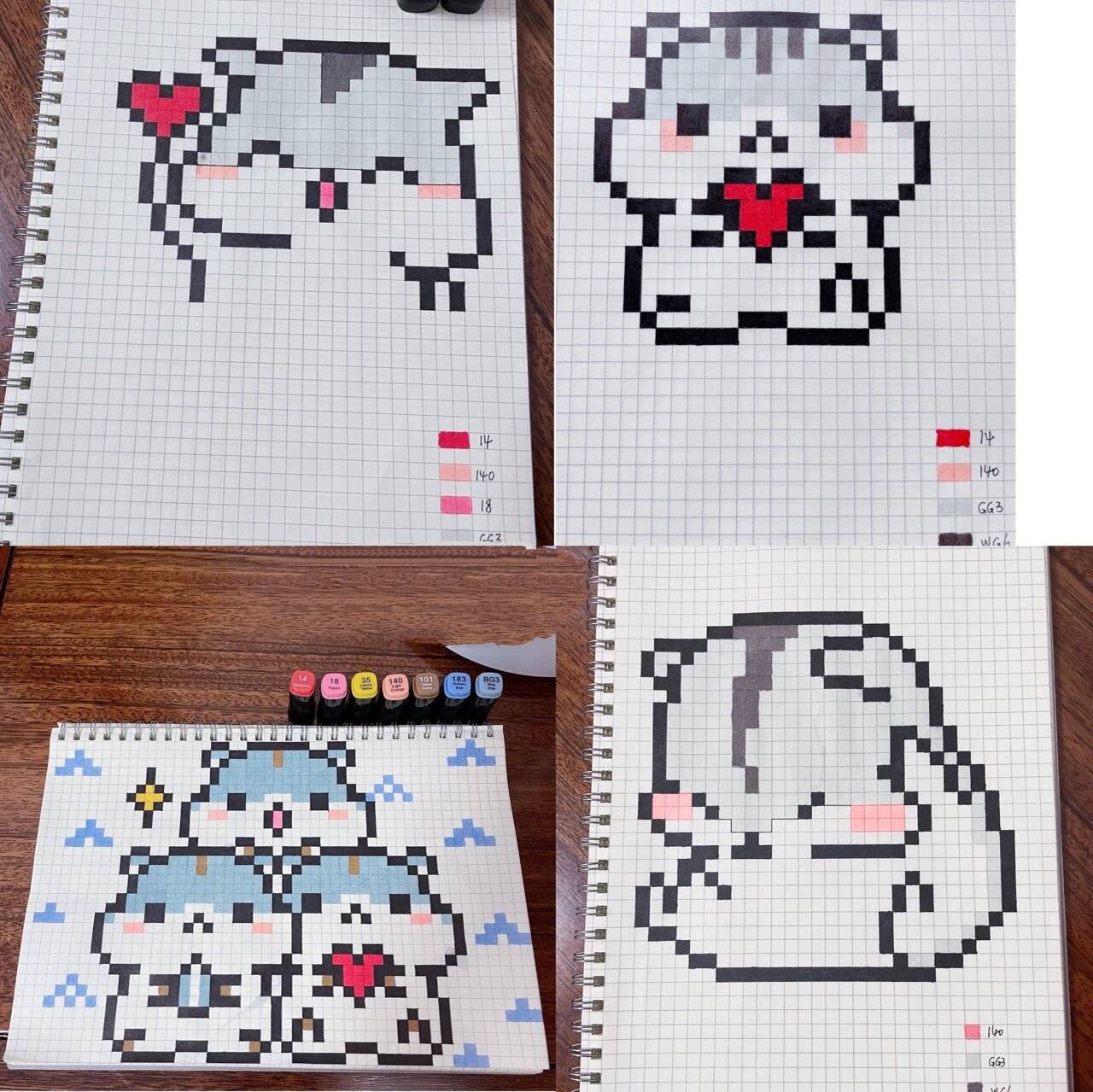 像素画仓鼠合集