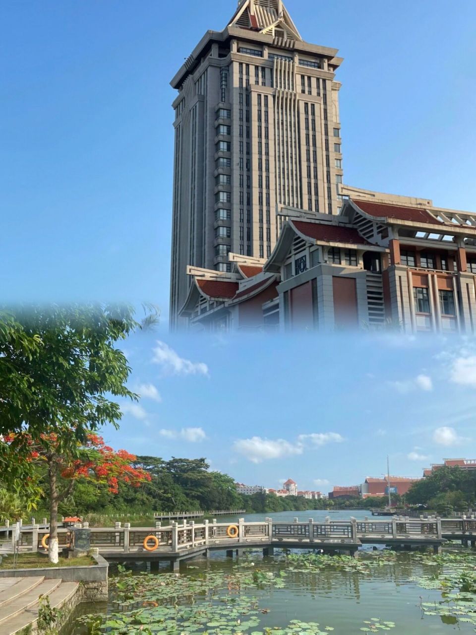 集美大学|校园一角 集美大学位于福建省厦门市集美区,是一所以工科为