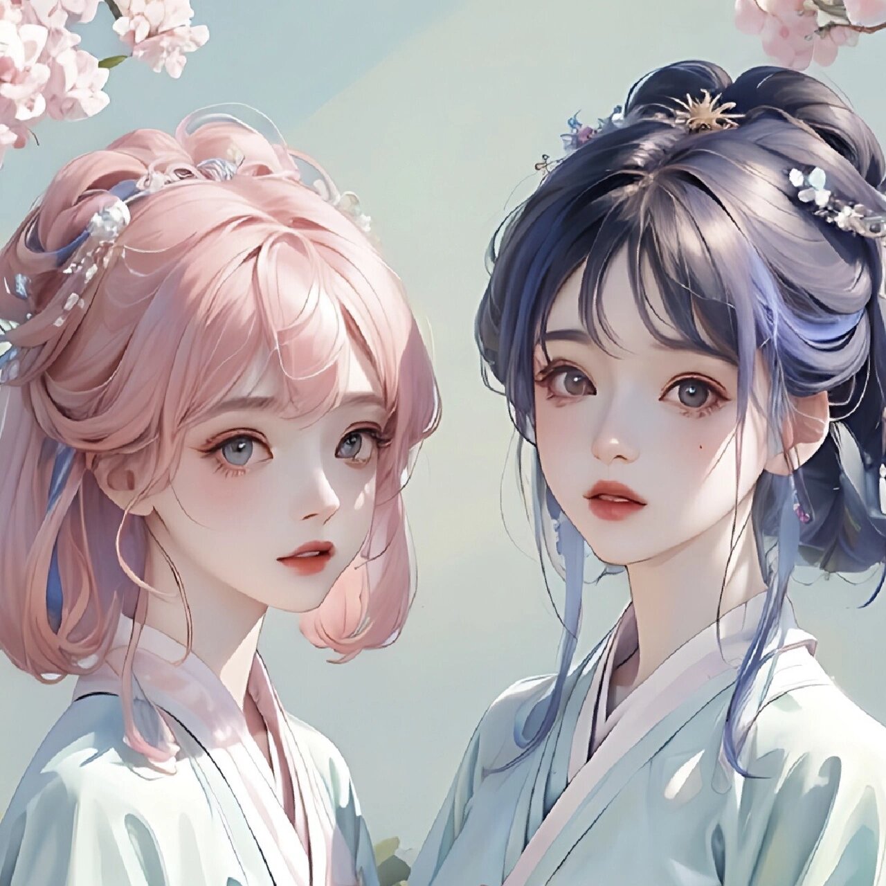 古风闺蜜头像95 风若约,花有期,我愿日子:朝暮为画,四季成诗.