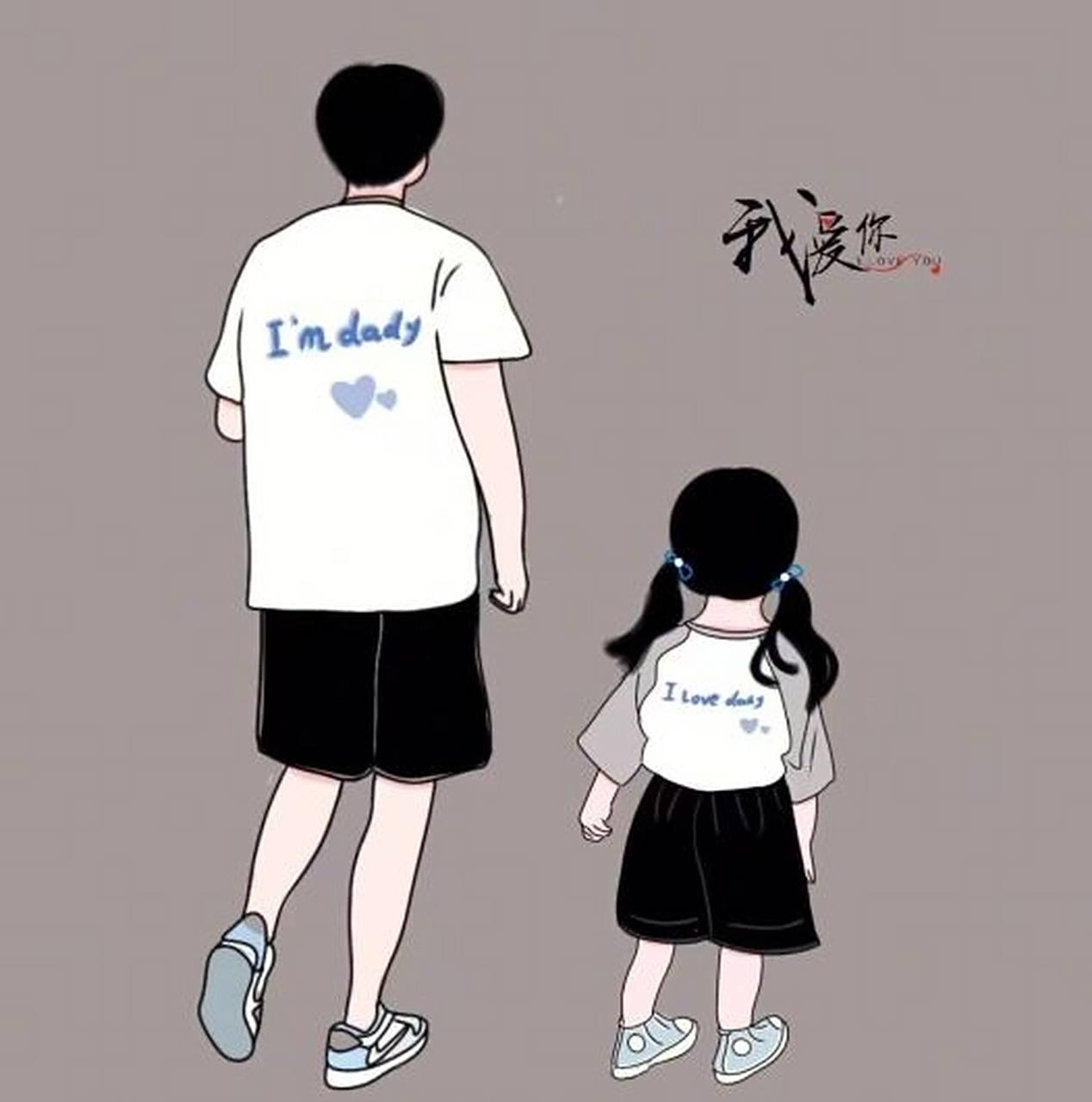 父子父女头像背景图 父子父女头像背景图(女宝 男宝) 父子父女头像