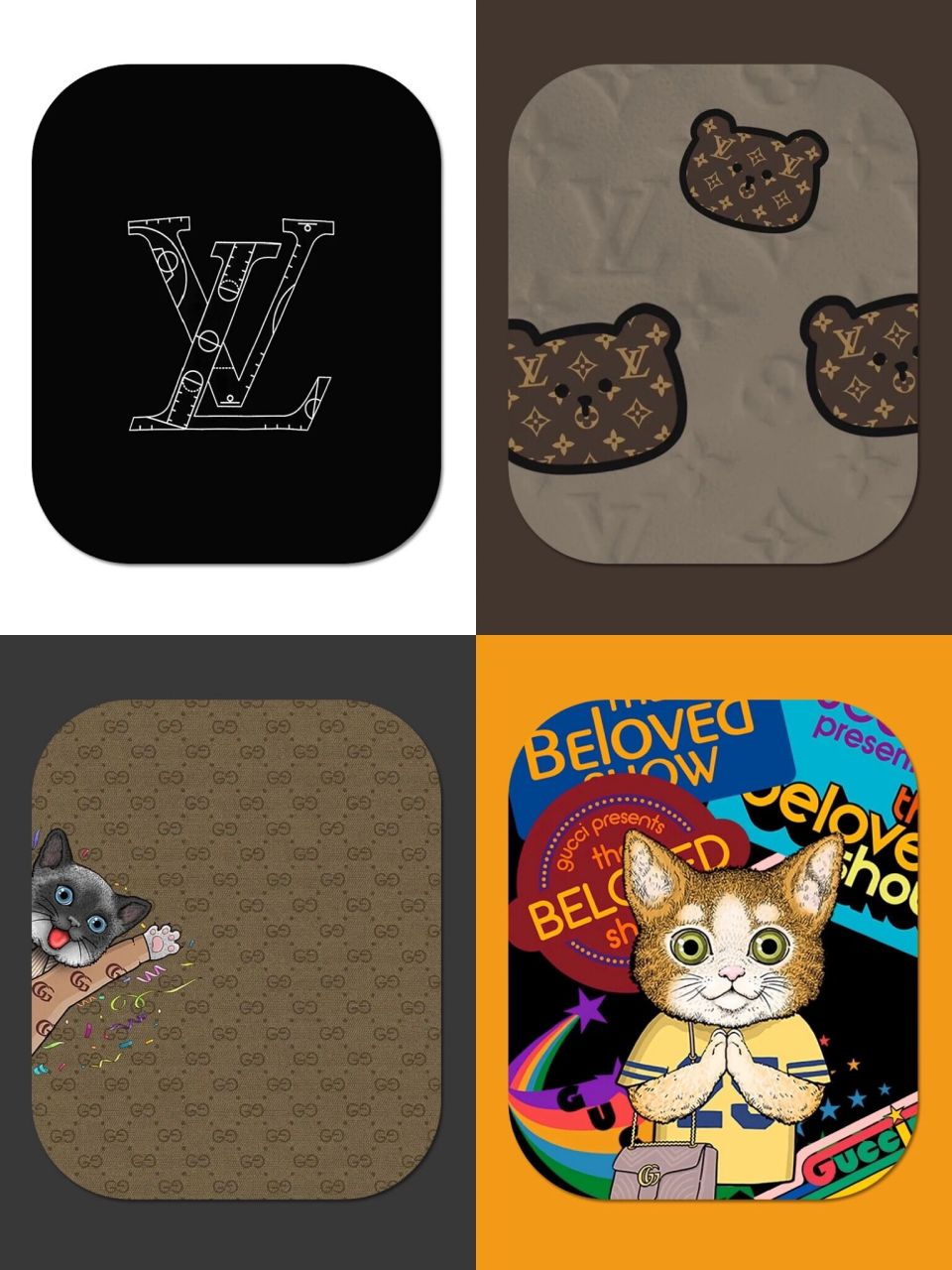 iwatch壁纸分享～ 教程;长按保存图片——相册裁剪成正方形——设置为