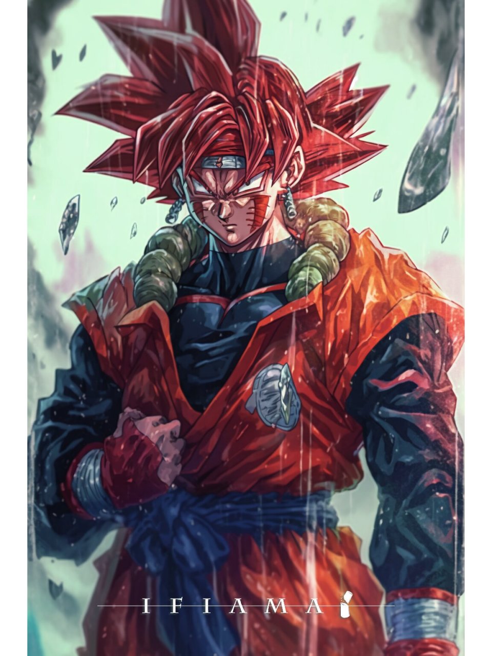 龙珠悟空红色系 最近更一些龙珠系列壁纸,先来几组悟空,其他的看评论