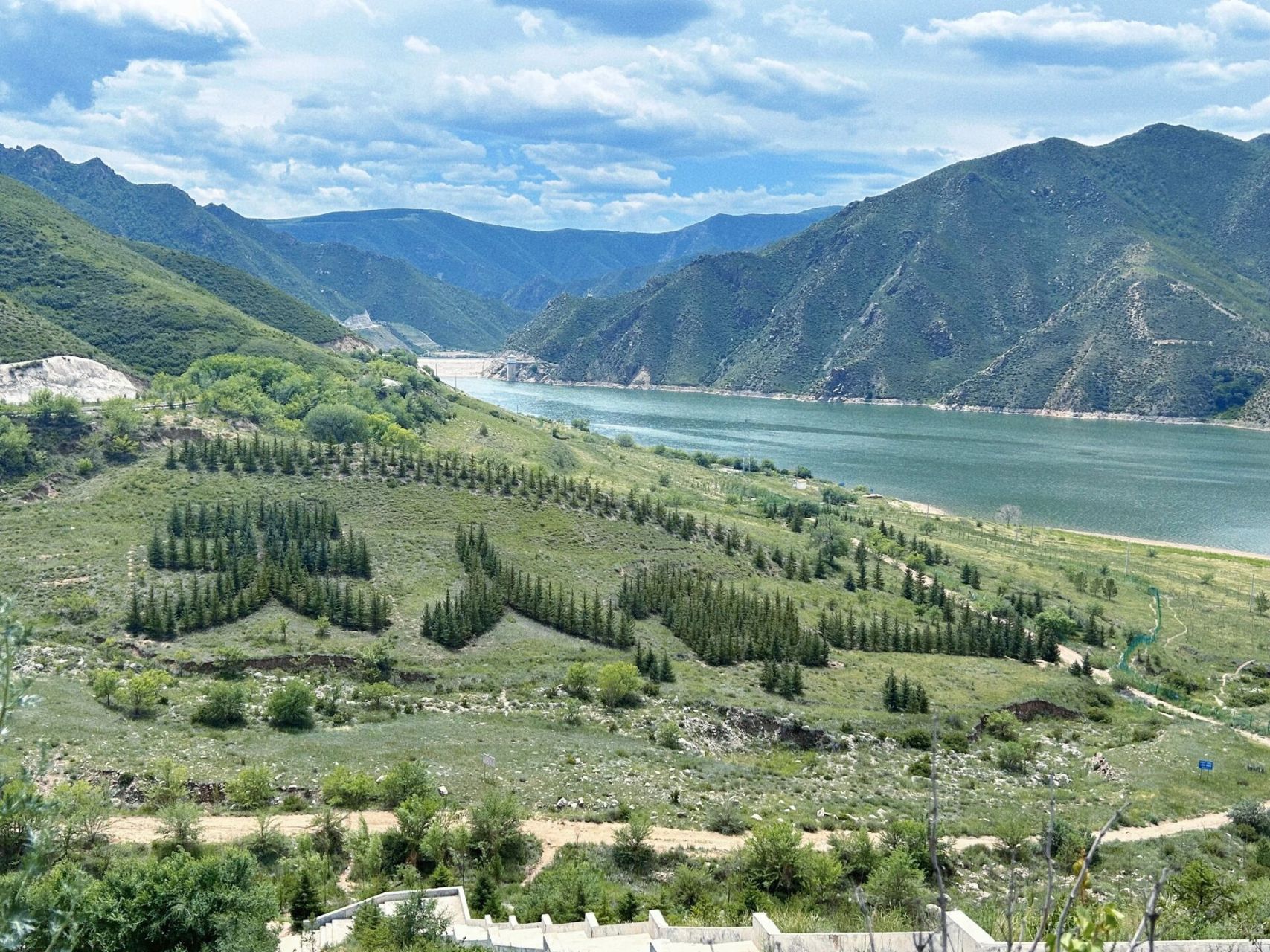 呼和浩特|入夏的哈拉沁水库 距离市区几十公里的哈拉沁水库…内蒙仲夏