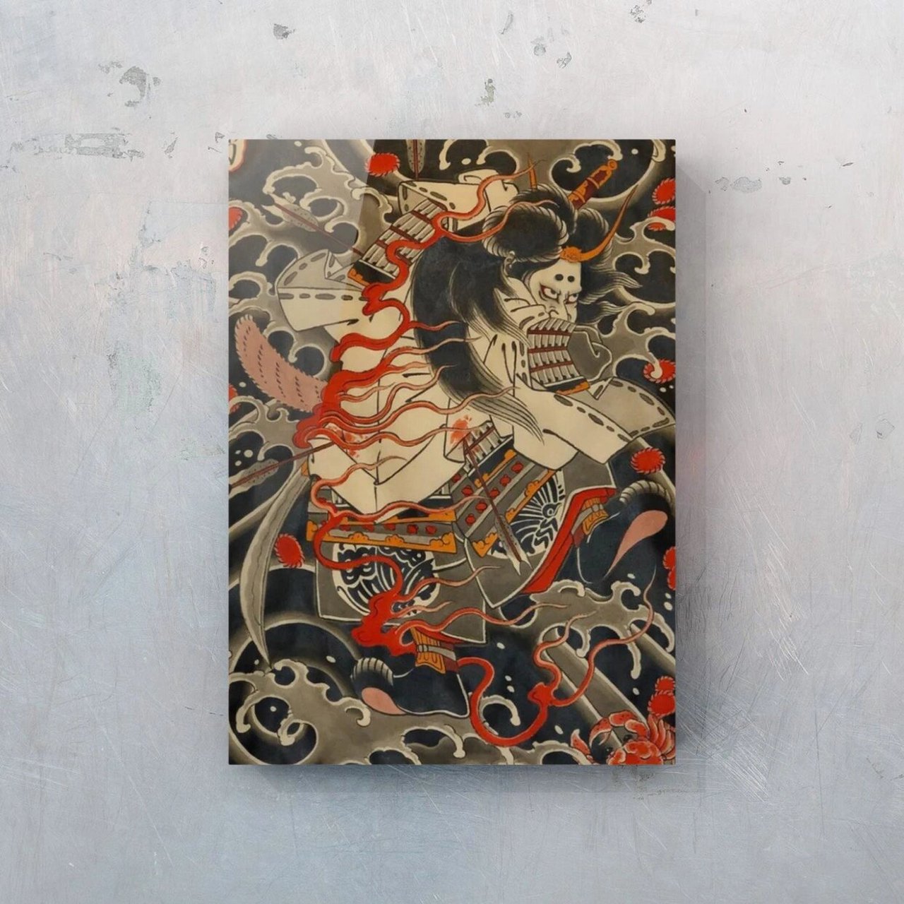 老传统满背纹身图案素材