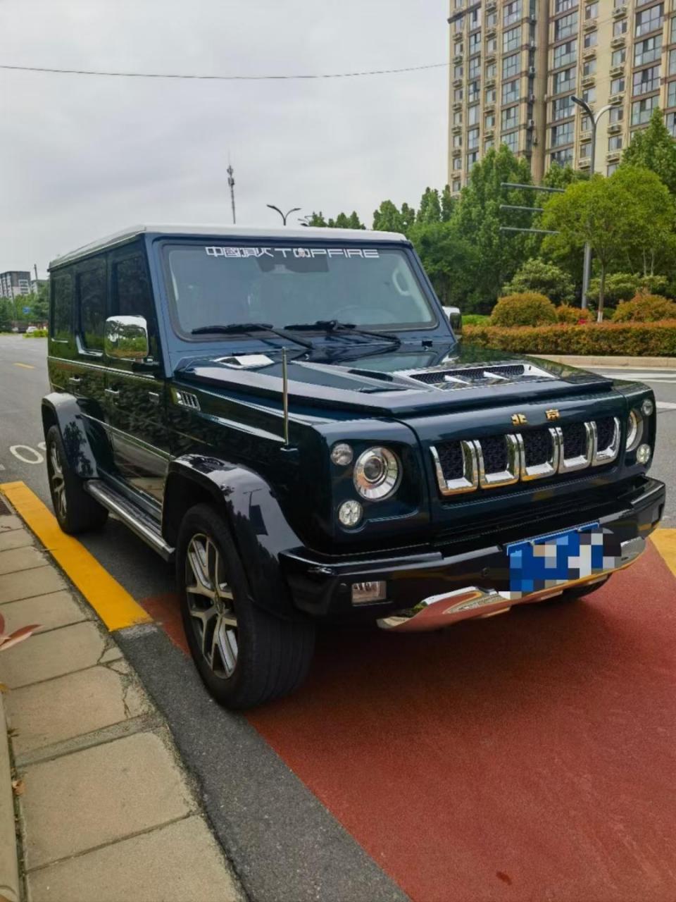 新到21年北京bj80珠峰限量版,(换标成大g)36000公里原版原漆,原厂白