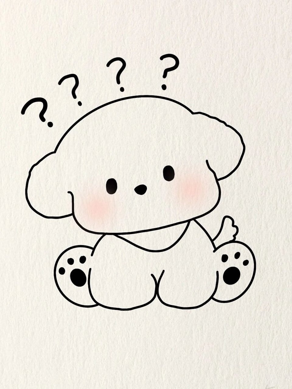 98  大家好,今天教大家画一只超可爱的简笔画小狗!