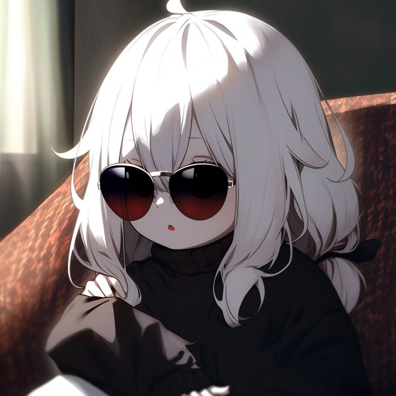 9815酷酷女生头像 || 墨镜一戴,谁也不爱