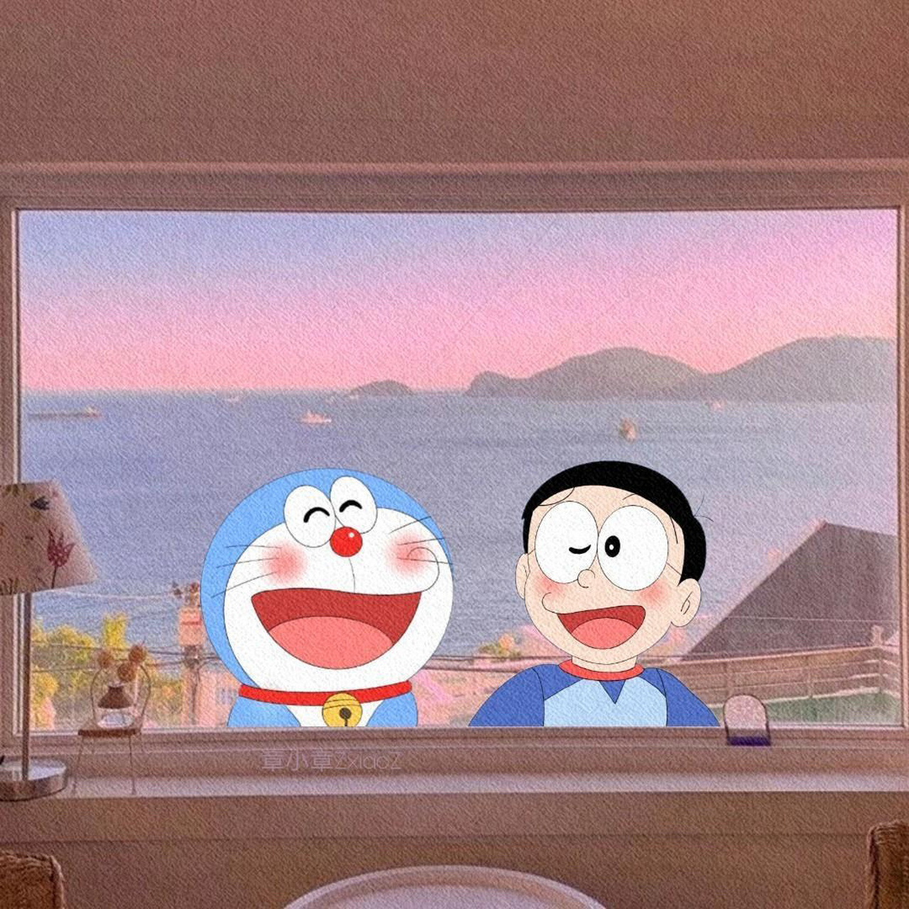 超级可爱蓝胖纸哆啦a梦朋友圈背景图 知道你们需要背景图啦    我是不