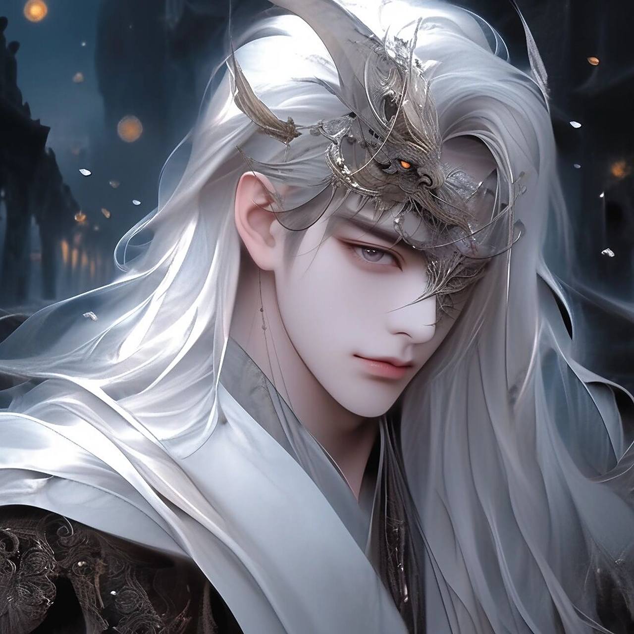 面具男|古风头像二次元头像|男生头像