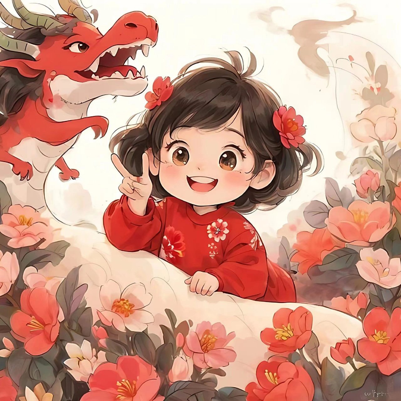 微信头像用什么招财02带来好运龙的 龙年行大运,财神到我家.