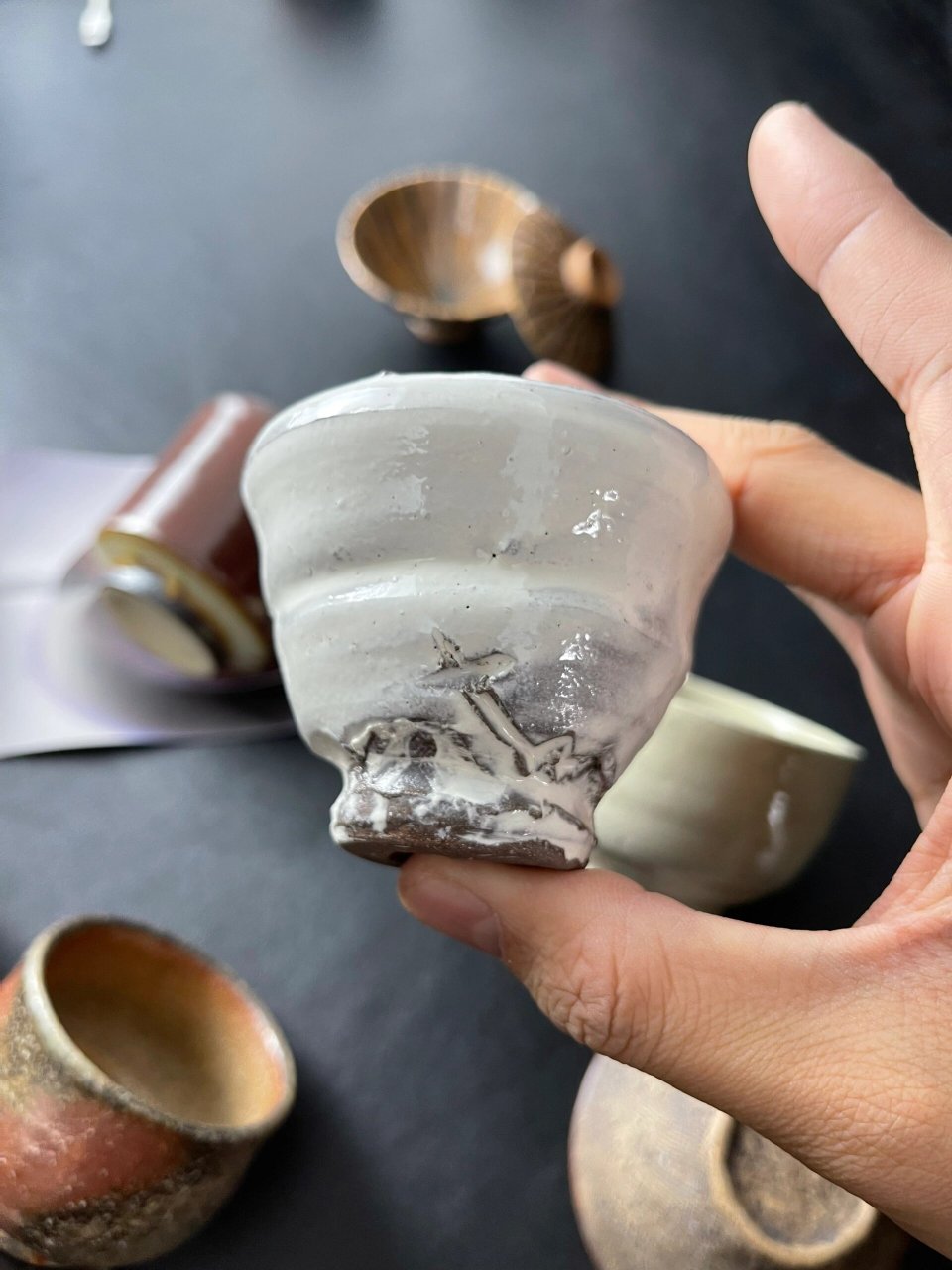 侘寂美学 日本古陶器 高端单杯 柴烧 杯子控 侘寂美学 柴烧 杯子控