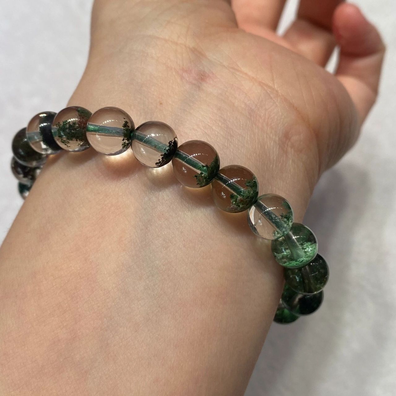 容易被误判的染色绿幽灵聚宝盆 染色绿幽灵你只要多看几次真假对比