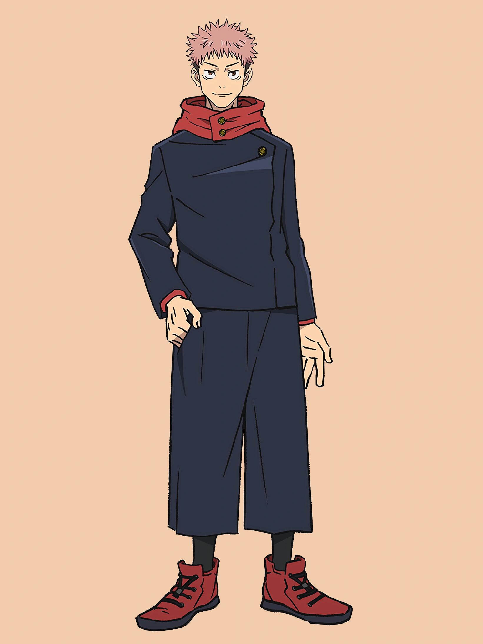 咒术回战:高清立绘 东京都立咒术高等专门学校 虎杖悠仁(いたどり ゆ