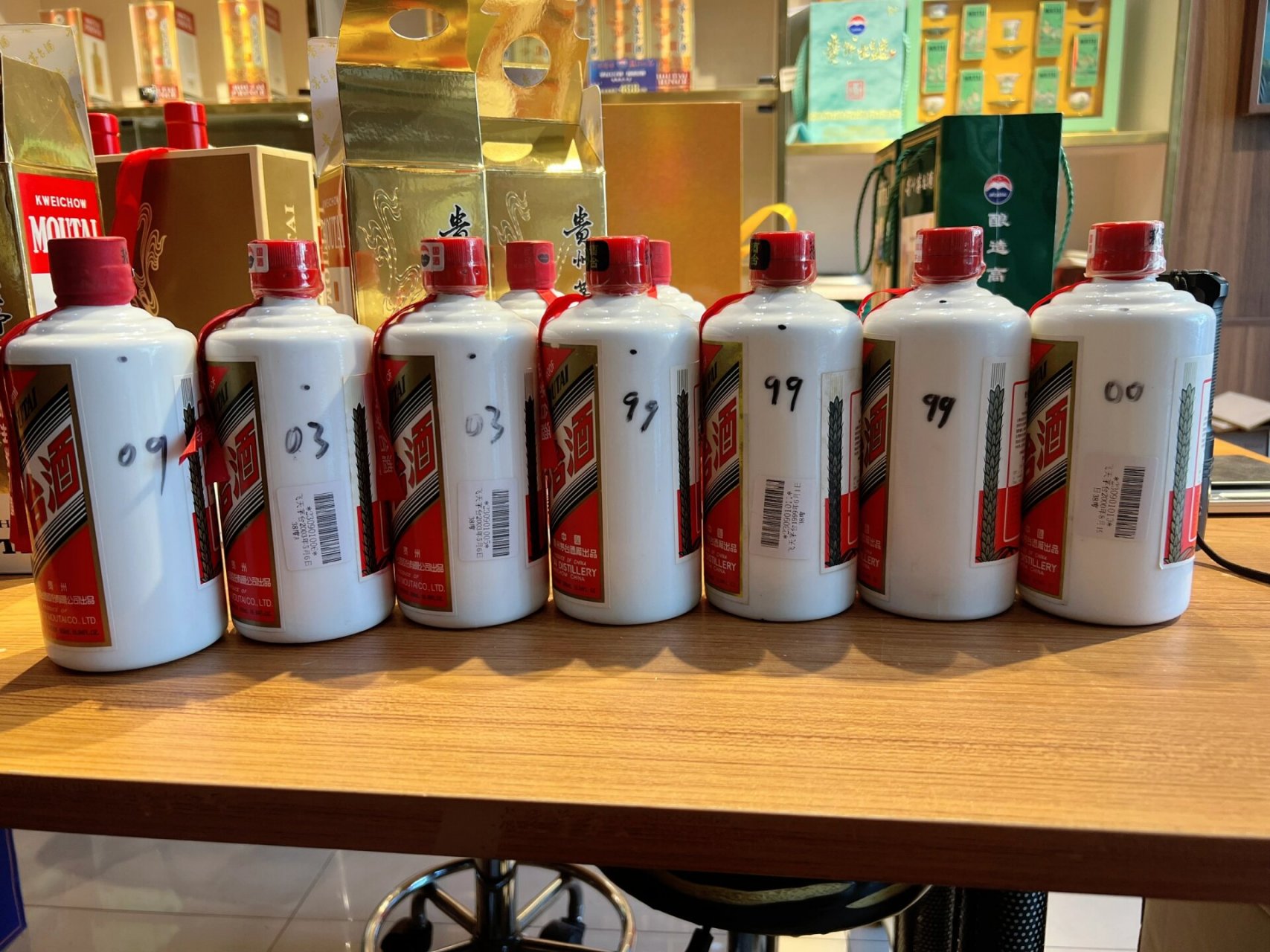 二十多年的38度飞天茅台酒