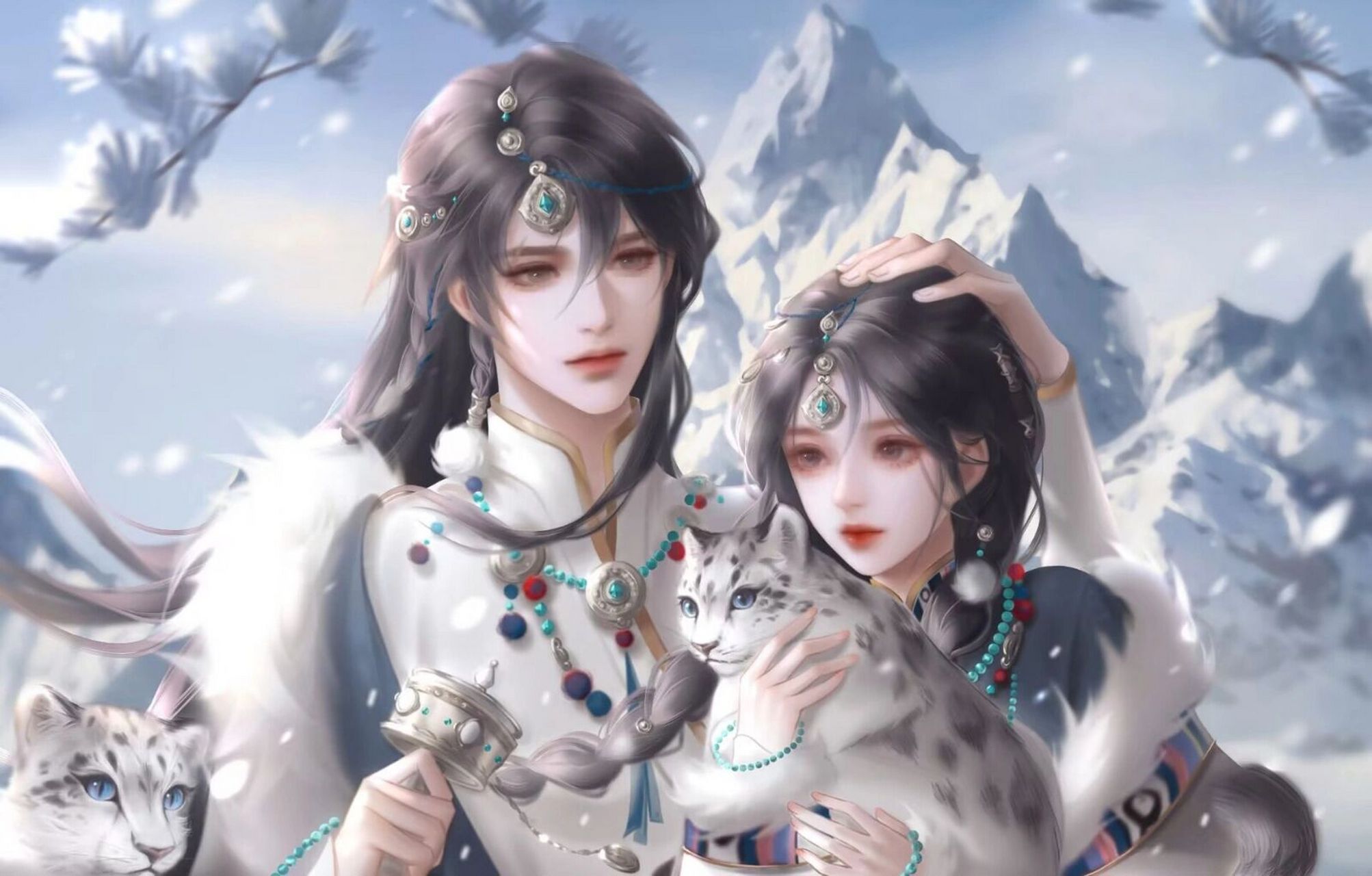 情侣图片,男女动漫,关系卡底图,动漫图片 唯美动漫情侣底图