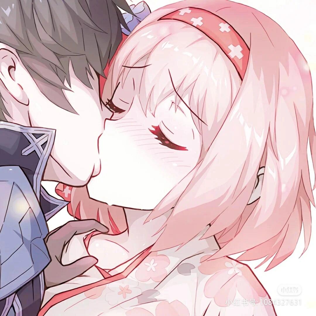 超好看的双人接吻情头(可礼貌拿图)