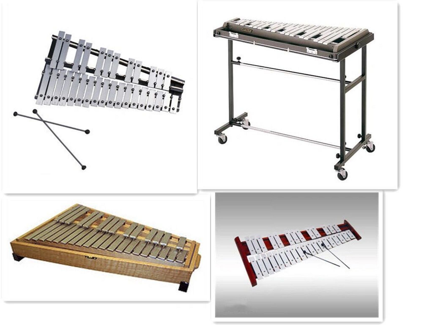 钟琴又称为排钟击奏体鸣乐器.