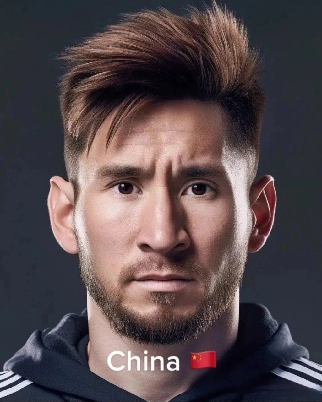 化身不同国籍的梅西,还是国人的最好看 把梅西变成不同国籍的样貌后