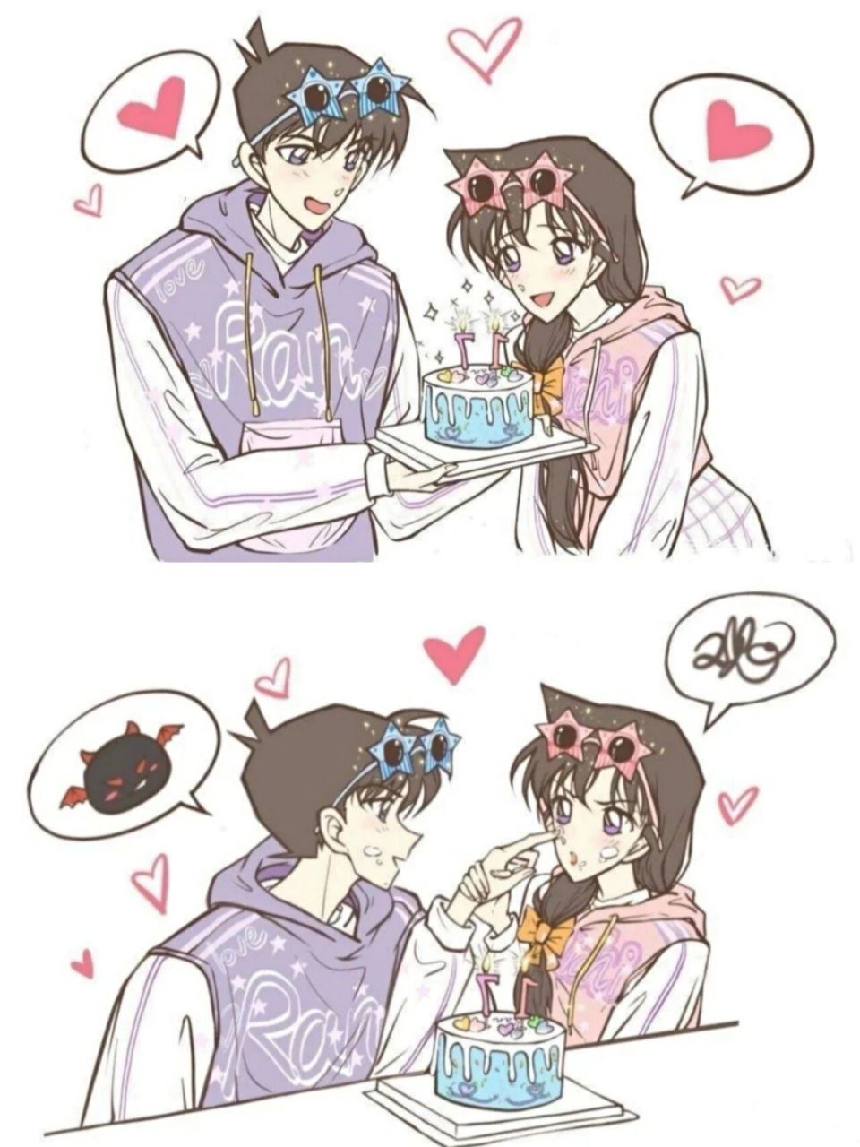 名侦探柯南|第一弹 来康康新兰的婚后生活叭 93七夕快乐,新兰撒糖