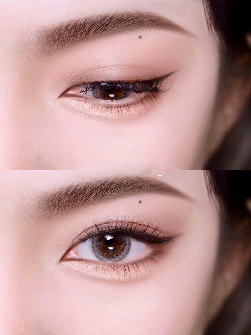 jennie同款猫系眼妆93~清冷感厌世眼慵懒妆 这里依然是慵懒 jennie
