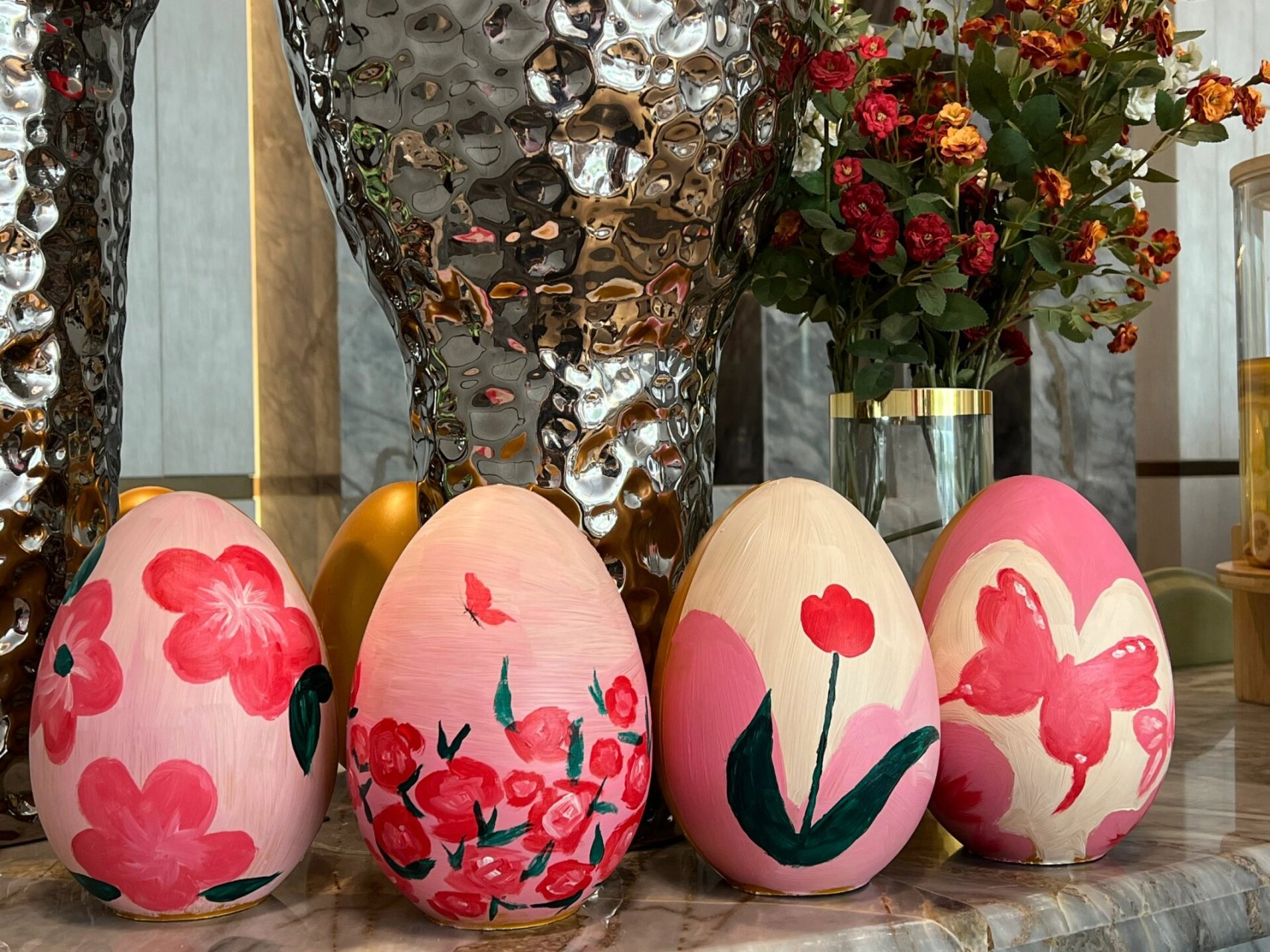 治愈系金蛋 #金蛋绘画# #案场客服# #砸金蛋# #治愈系# #风景画