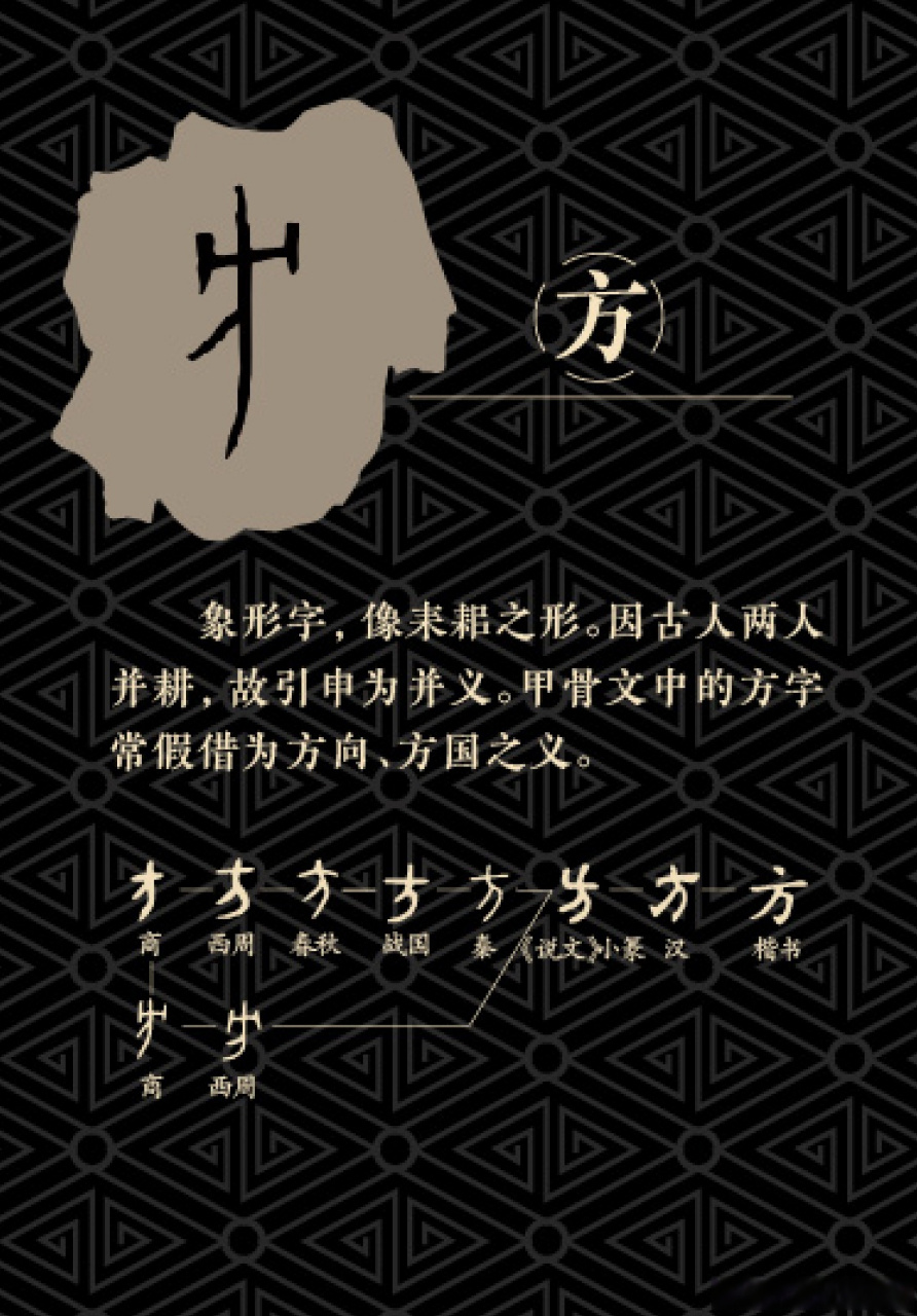 因古人两人并耕,故引申为并义