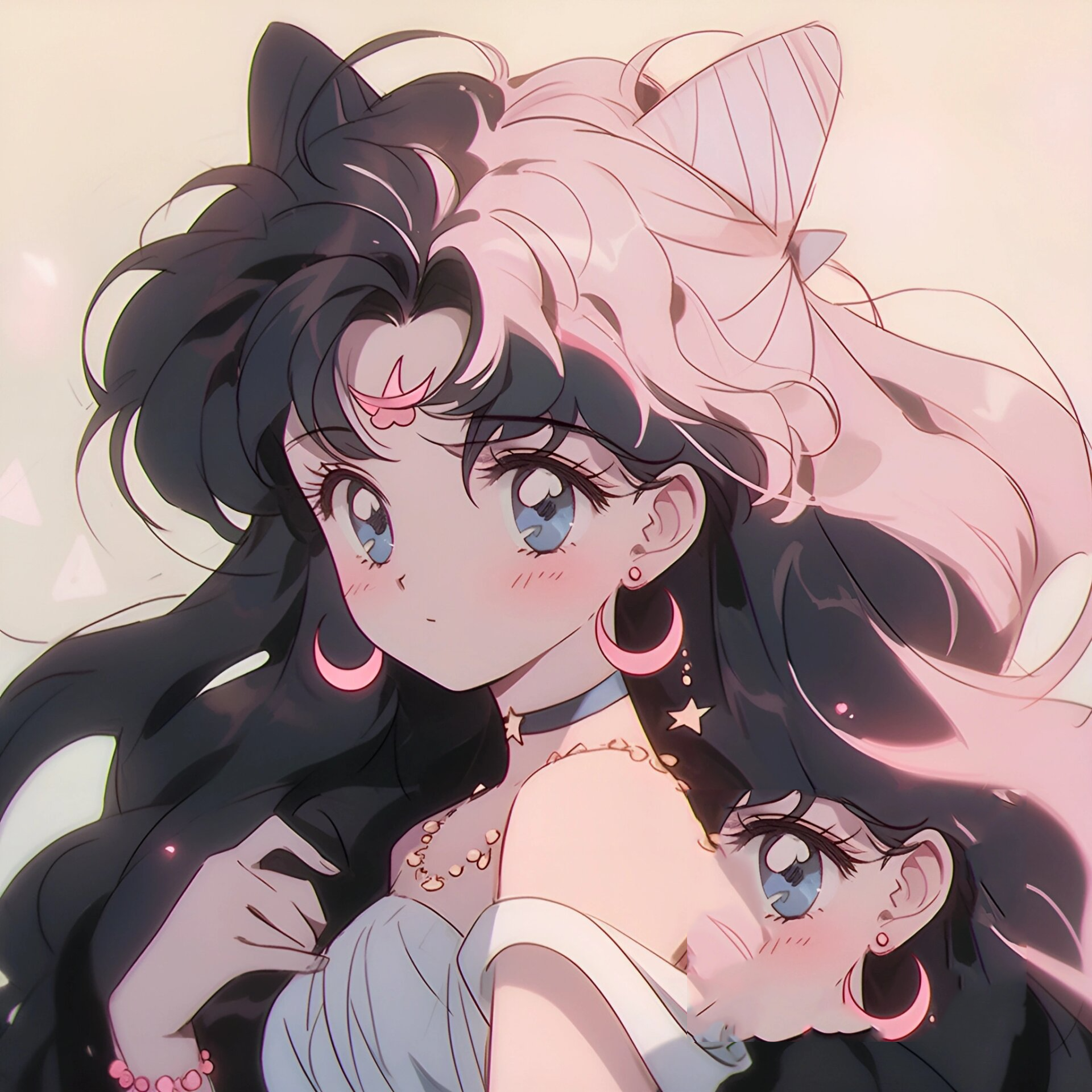 旧漫头像|美少女与猫咪