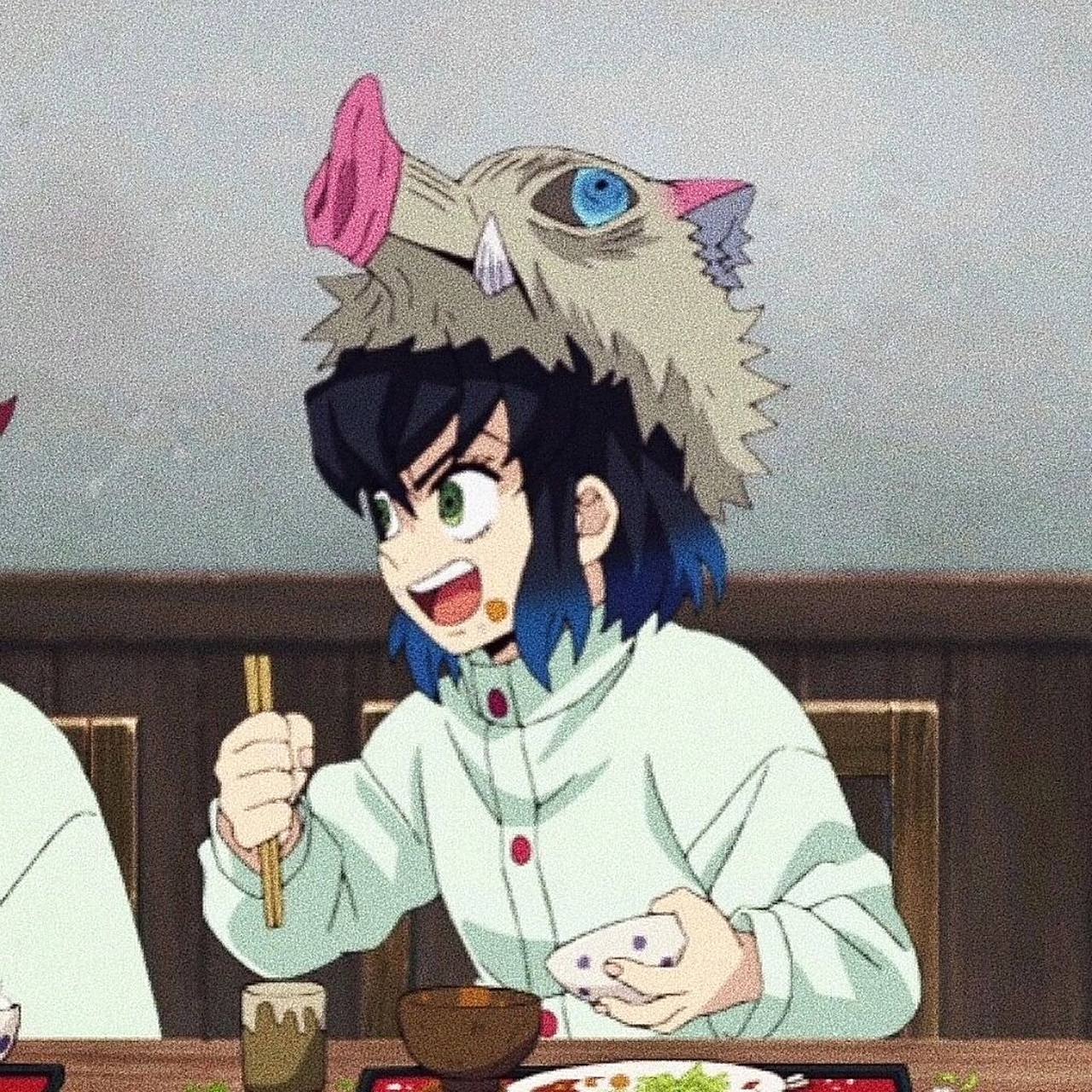 伊之助头像 可恶啊,掀起猪头吃饭的猪猪也那么可爱!