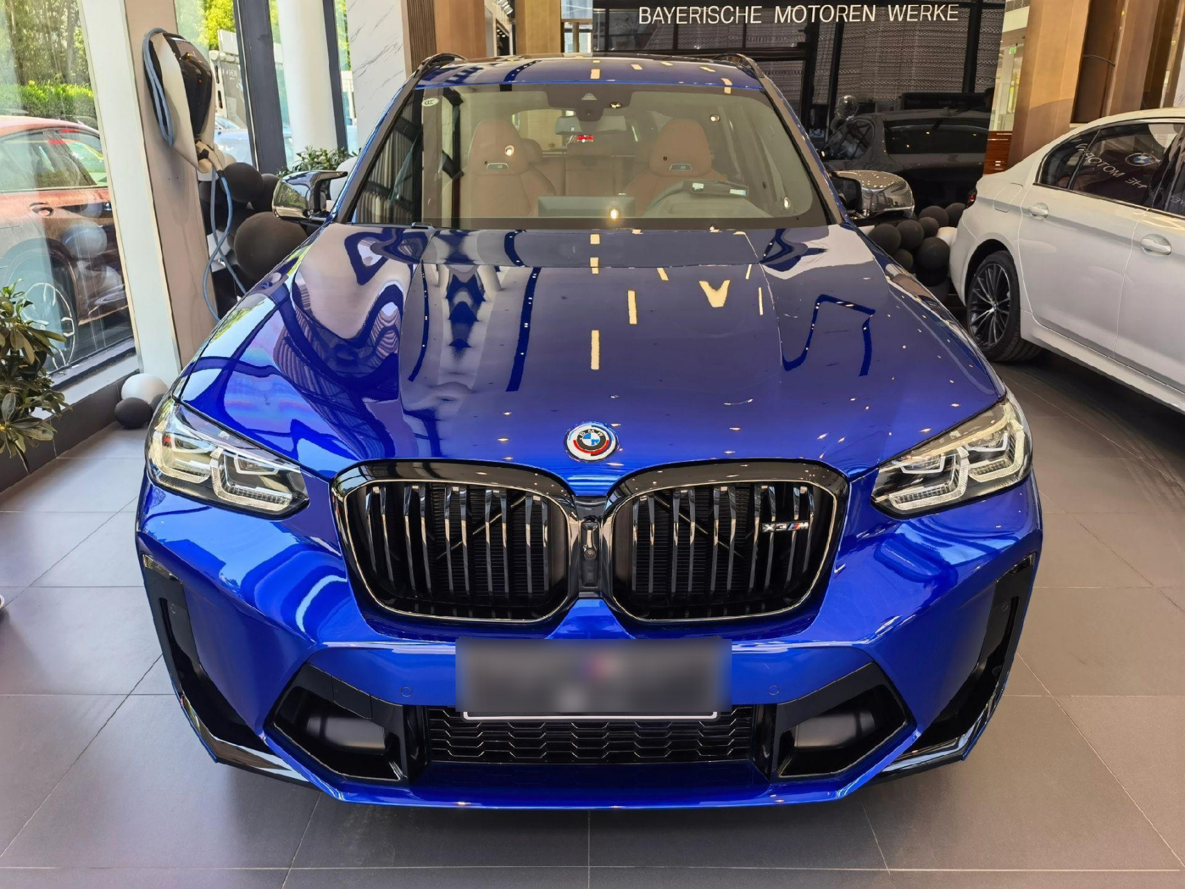 bmw x3 m滨海湾蓝.