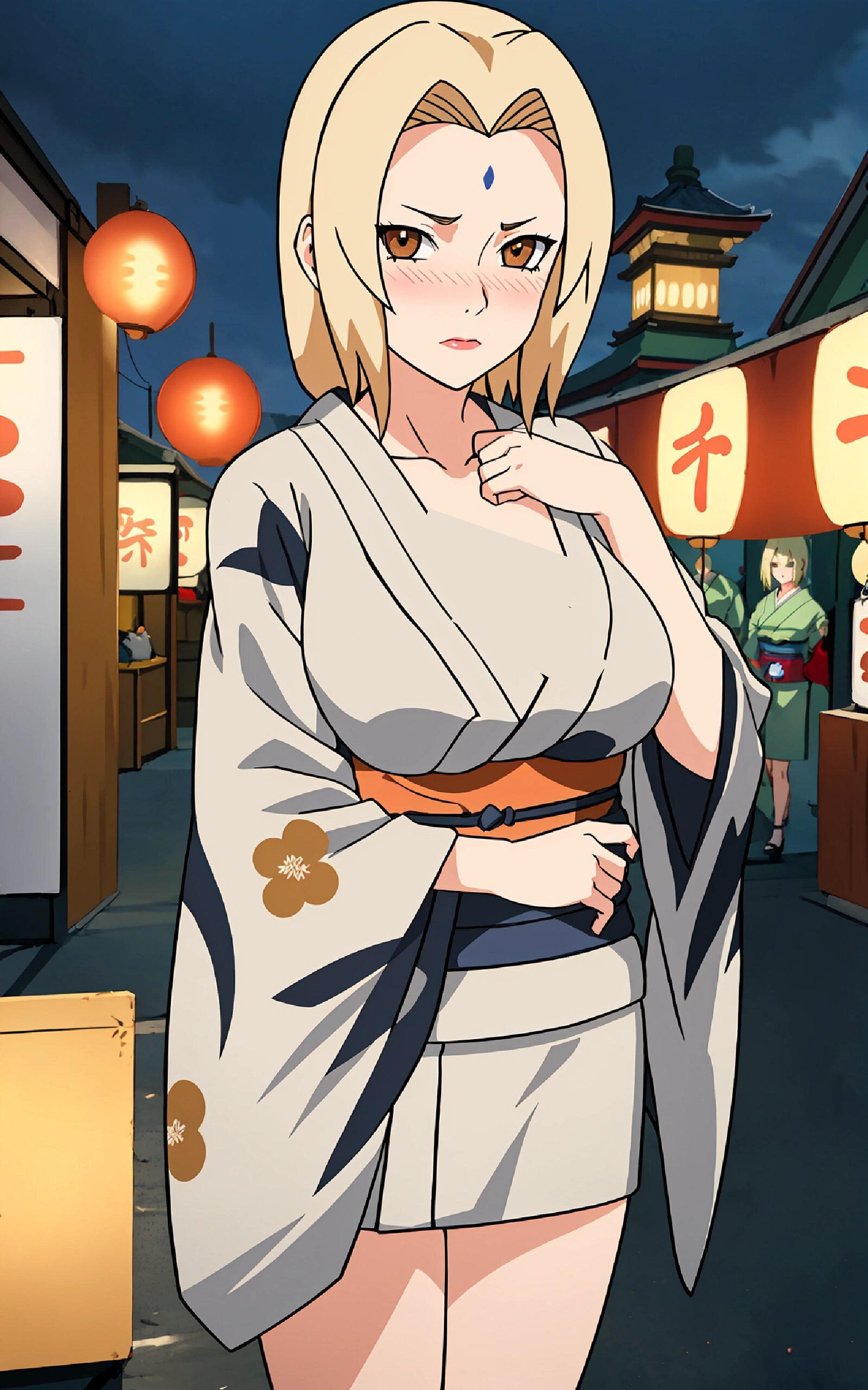 火影忍者|纲手大人第一次穿,有点害羞09