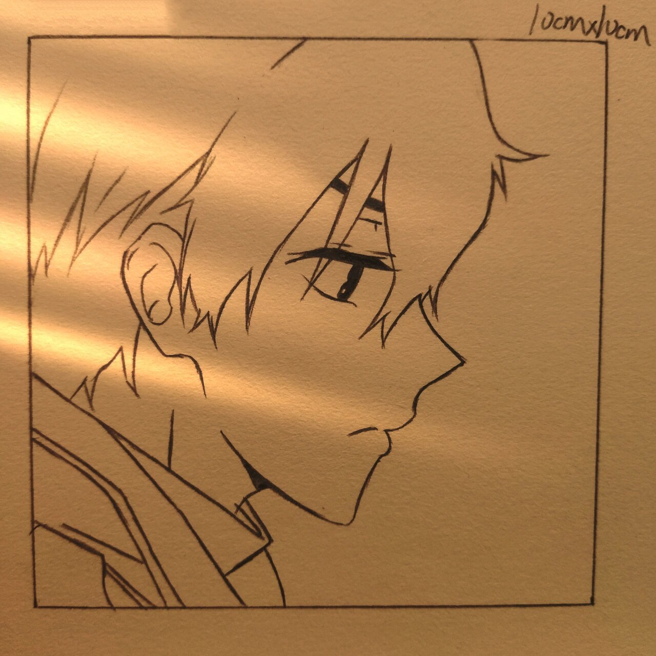 动漫男生绘画教程 画画解析图