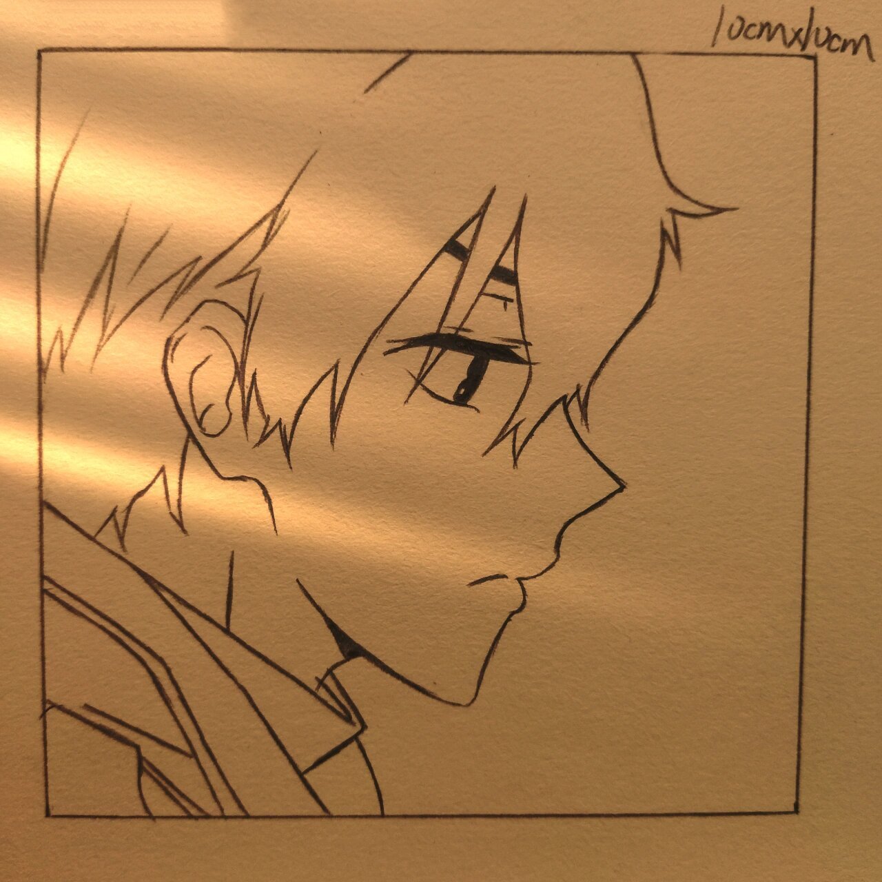 动漫男生绘画教程 画画解析图