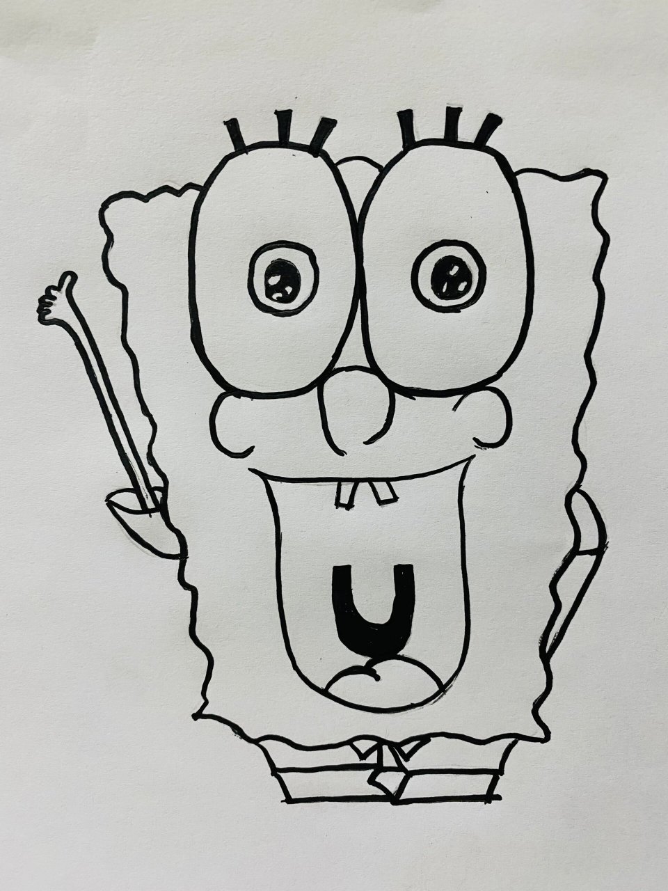 儿童简笔画# #海绵宝宝# #数学思维导图