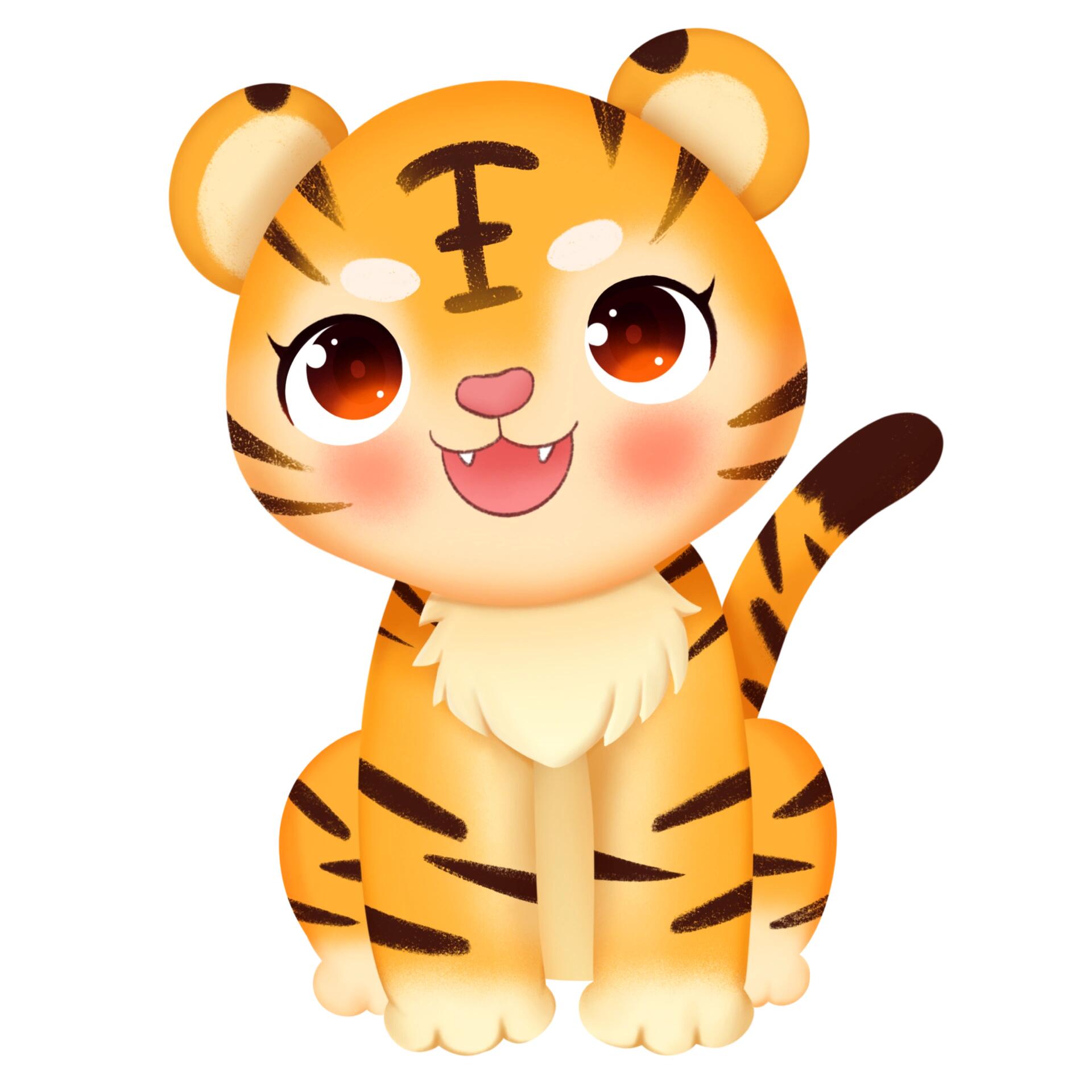 卡通动物❤️【免抠素材】 今日分享 	 卡通动物手绘卡通动物猴子