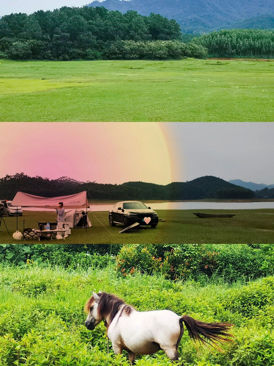 寻皇大草原|台山露营 地址:广东省江门市台山寻皇草原农庄 交通:自驾