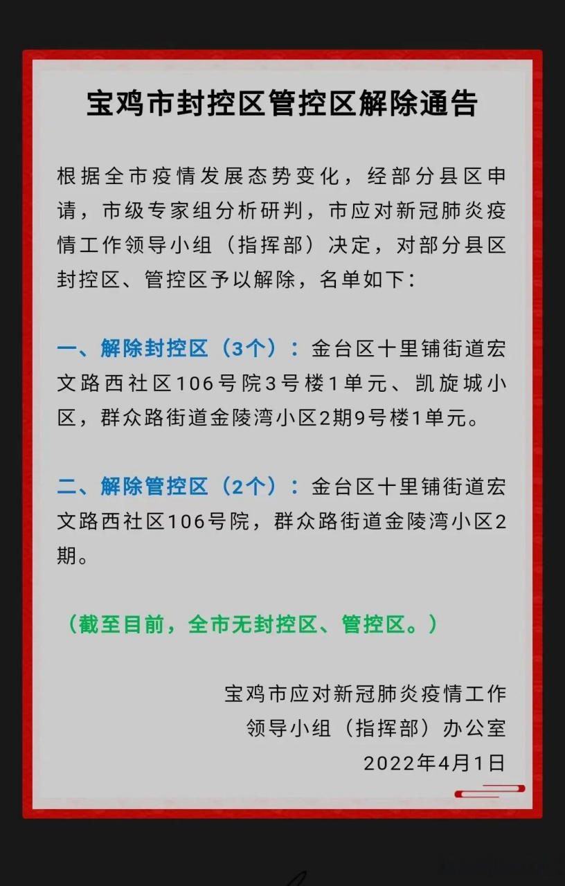  疫情啥时候解除管控(疫情啥时候解除管控最新消息)