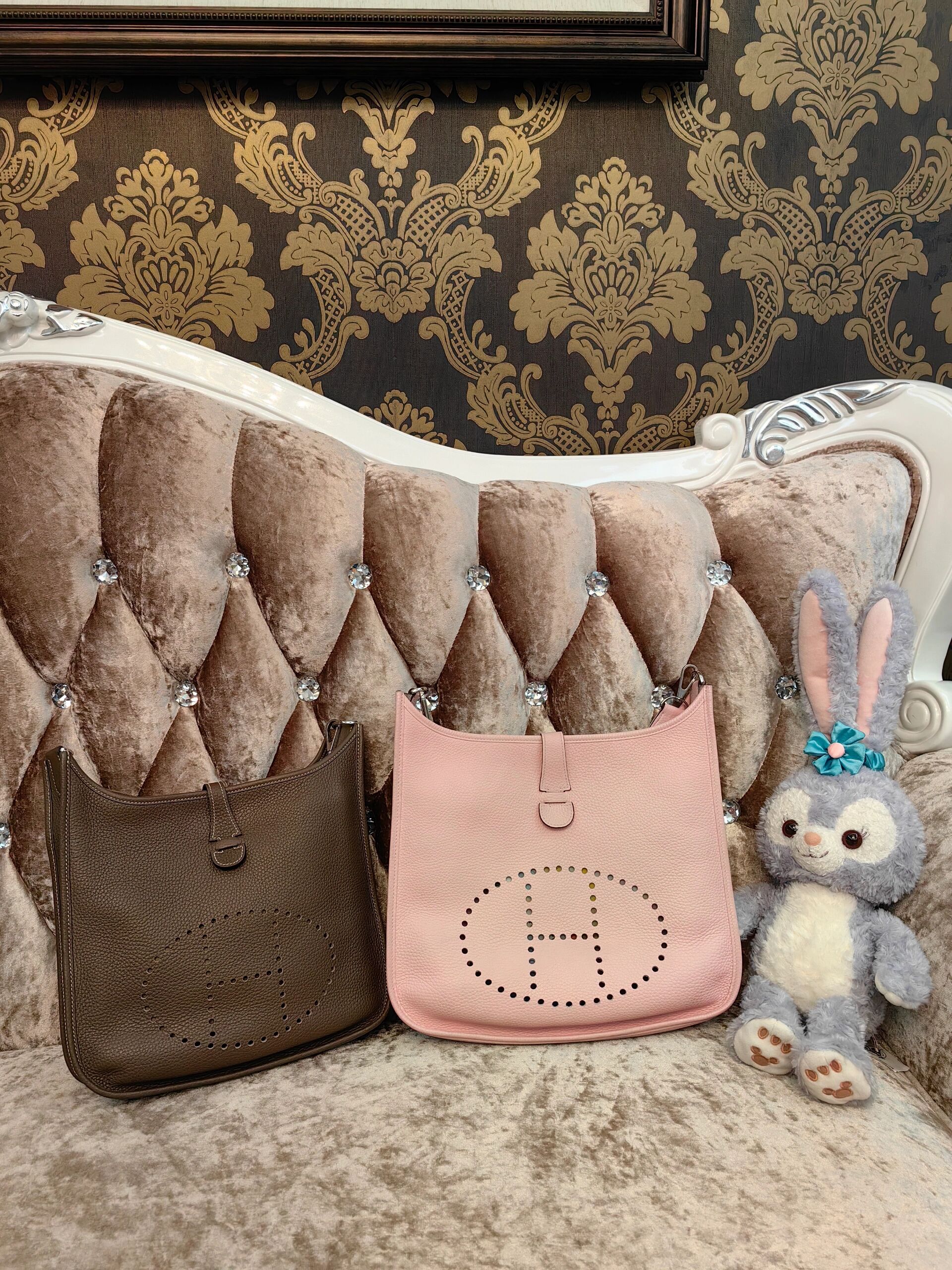 爱马仕伊芙琳evelyne尺寸对比(对比图) 有幸买到了3只伊芙琳… 伊芙琳