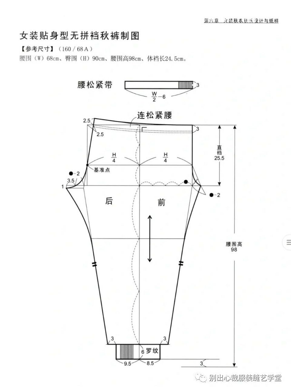 女士秋裤裁剪图合集
