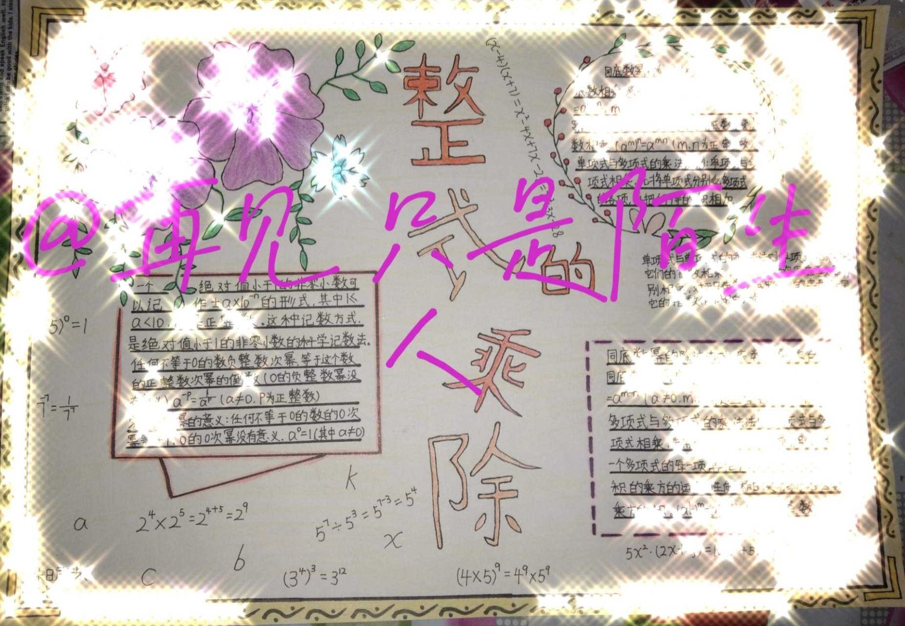 七年级下册数学第11章思维导图,望大家采纳