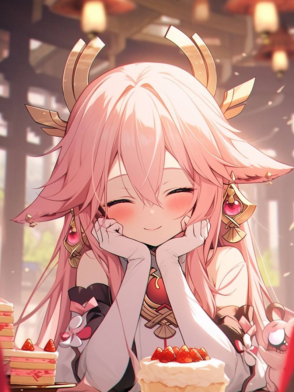 【原神壁纸】八重神子丨浮世百生姿part3 (含完整咒语)左下角进入