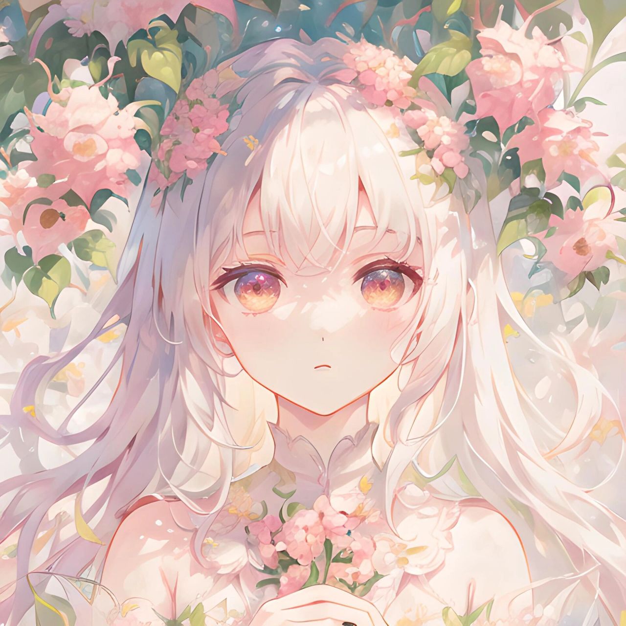 喜欢你·像春去秋来·海棠花开丨女生头像