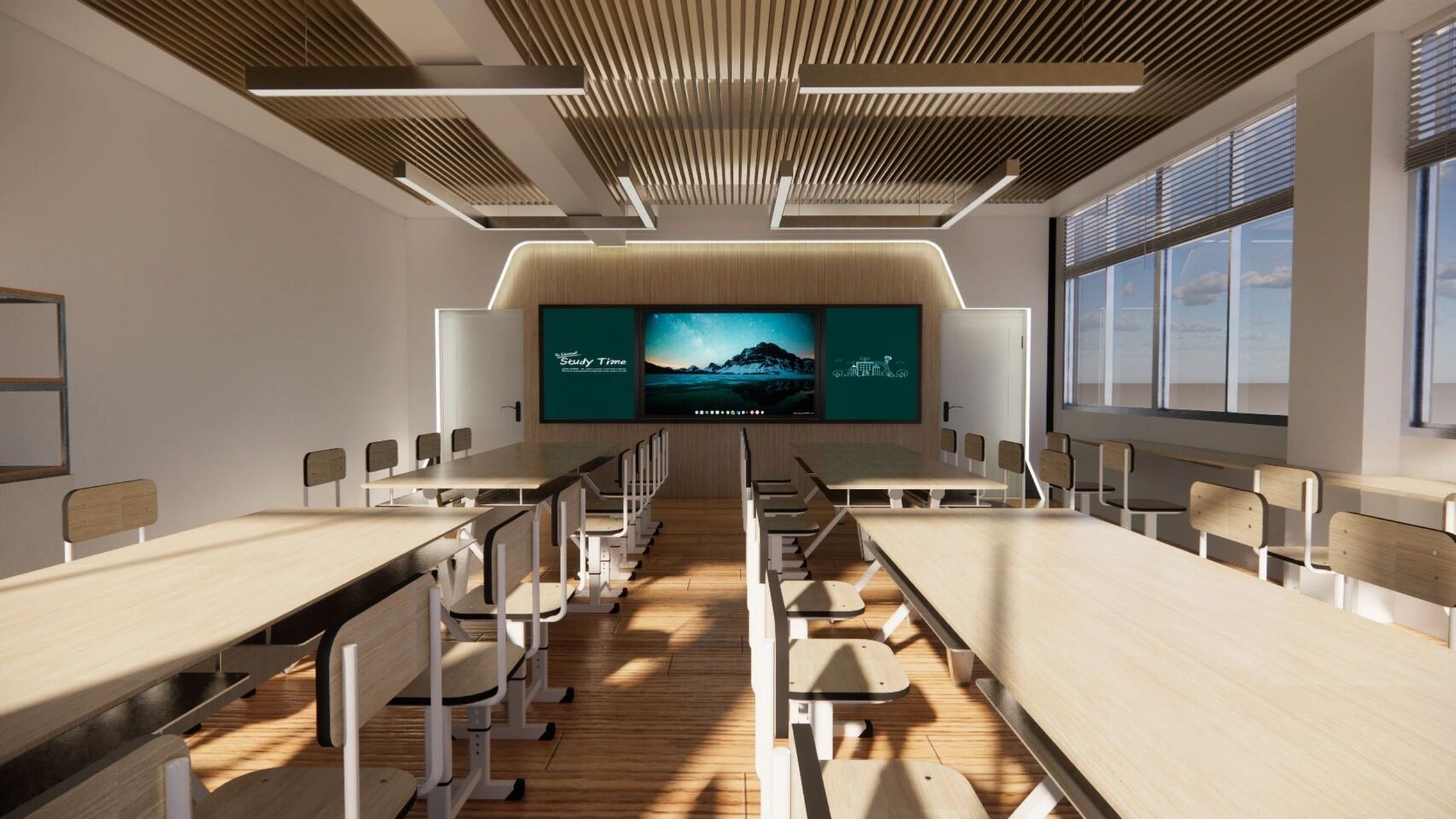 大学教室改造之华丽变身